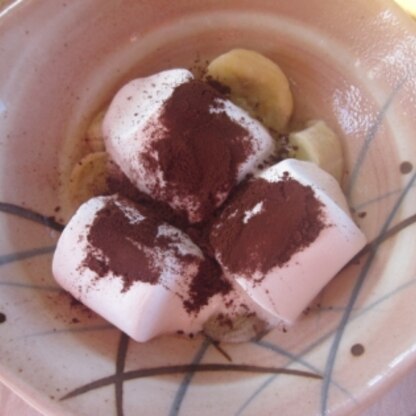 とろり甘いマシュマロがココアのほろにがをカバーで美味しかったです、ごちそうさまでした(*^_^*)